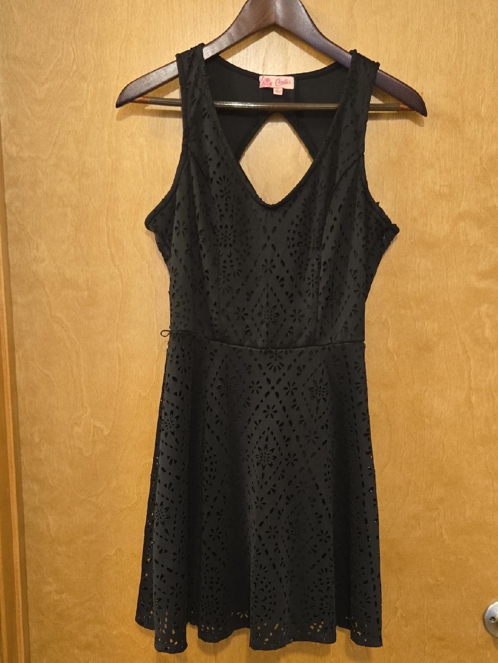 Candie's Black Backless Dress